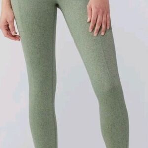 REI Coop Take Your Time Leggings Green Pockets 7/8 Length Women's Small